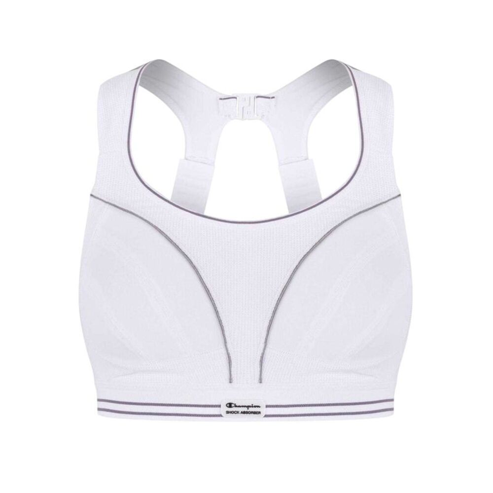 Shock Absorber Womens/Ladies Running Sports Bra / White